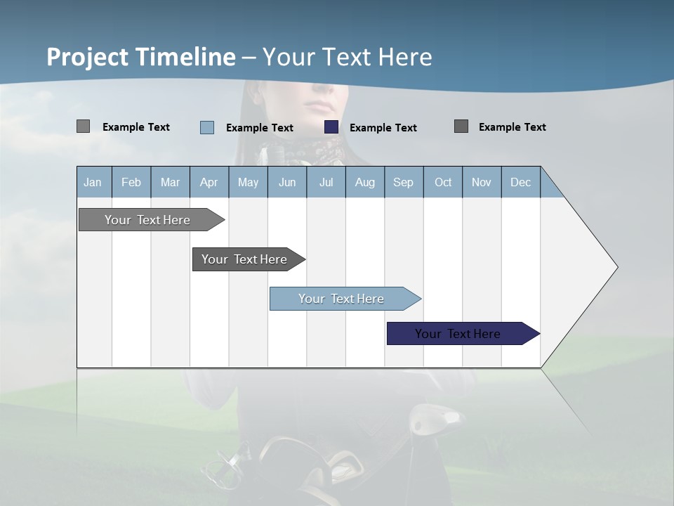 Pretty Sport Female PowerPoint Template