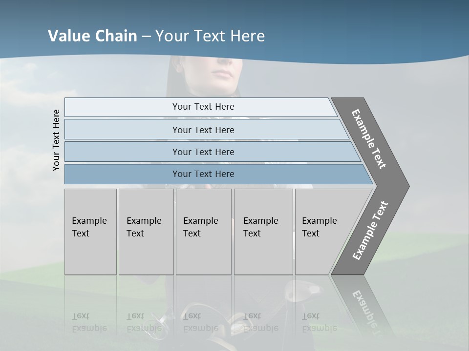 Pretty Sport Female PowerPoint Template