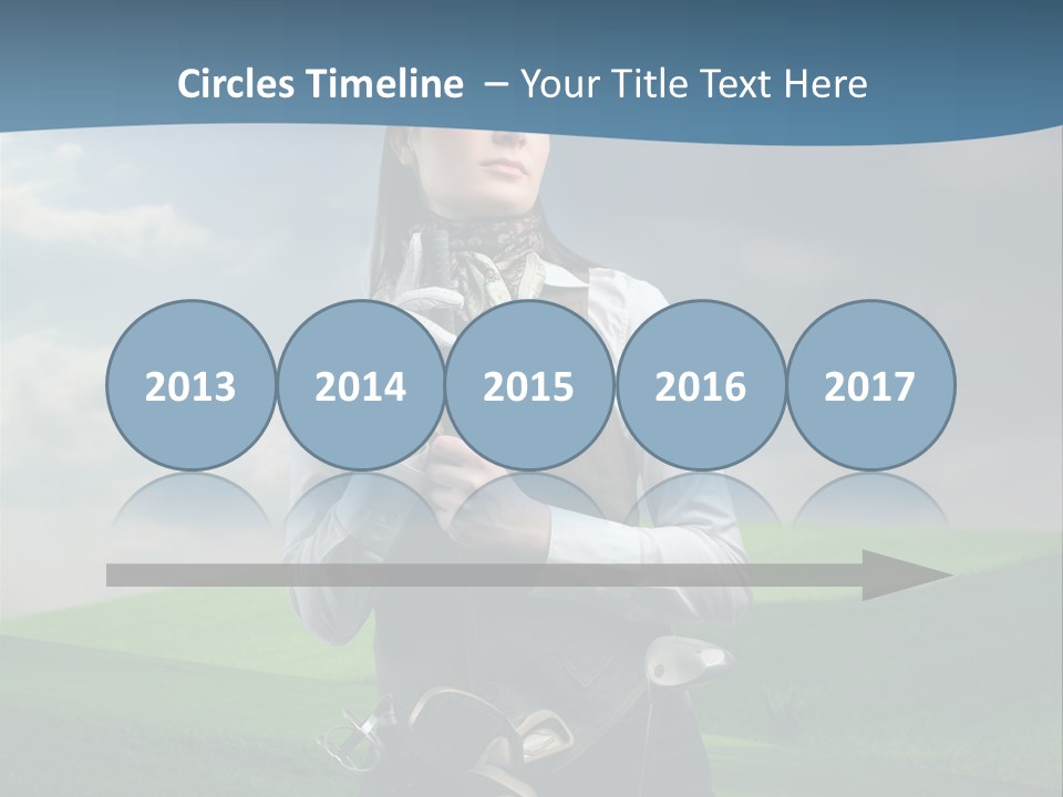 Pretty Sport Female PowerPoint Template