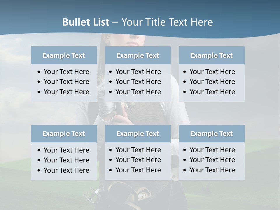 Pretty Sport Female PowerPoint Template