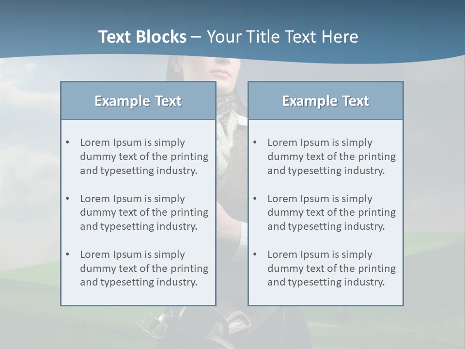 Pretty Sport Female PowerPoint Template