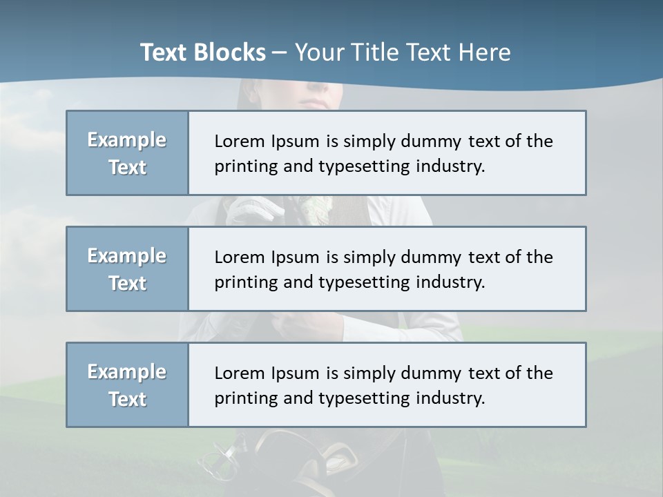 Pretty Sport Female PowerPoint Template