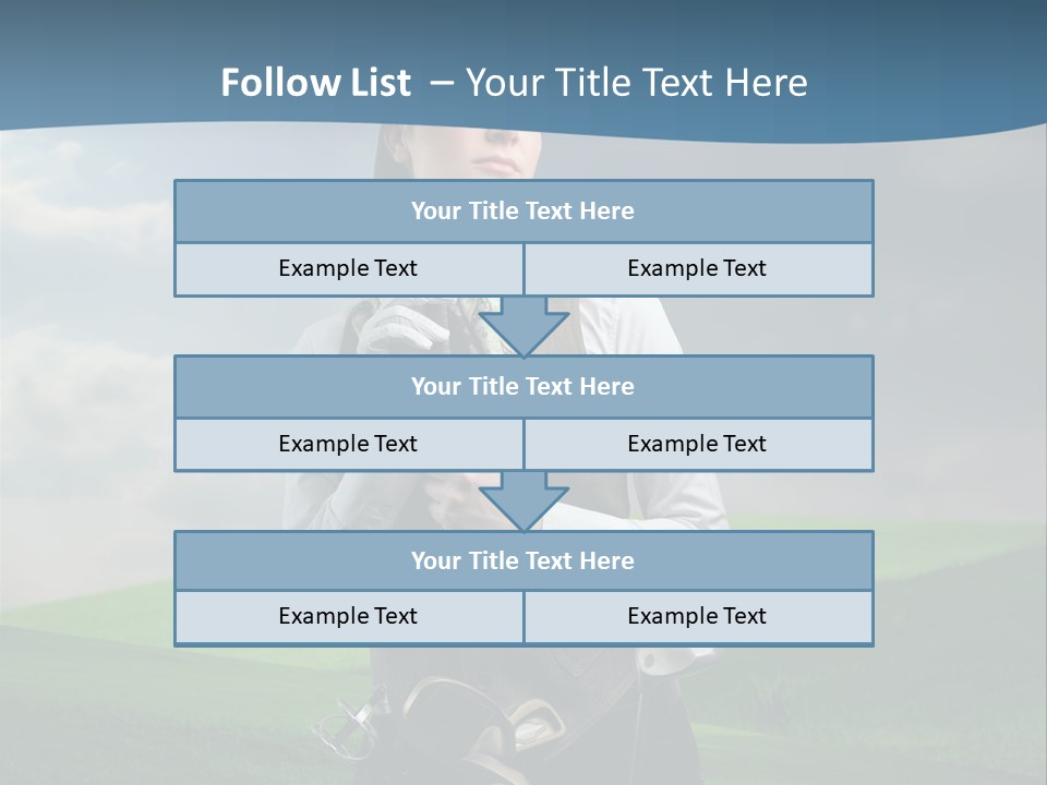 Pretty Sport Female PowerPoint Template