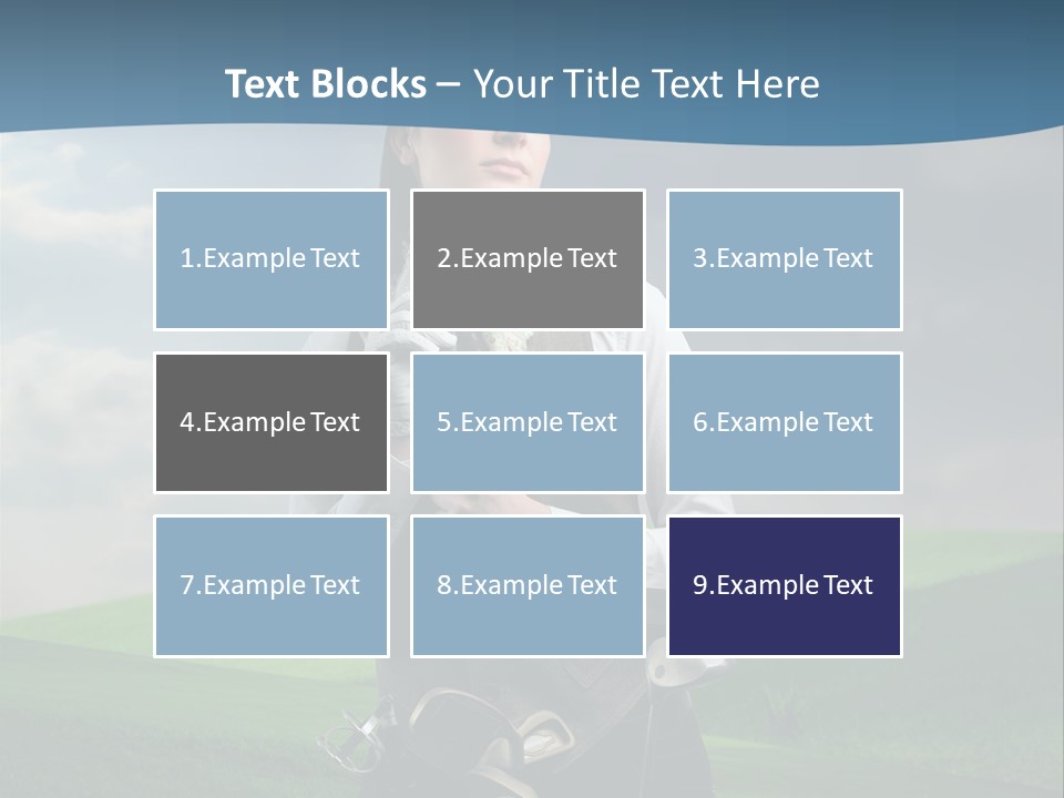 Pretty Sport Female PowerPoint Template