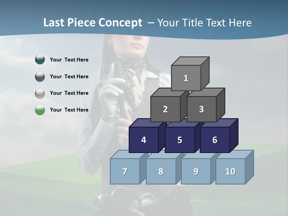 Pretty Sport Female PowerPoint Template