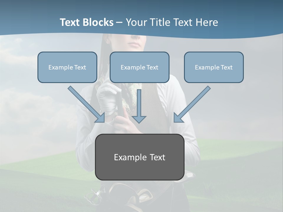 Pretty Sport Female PowerPoint Template