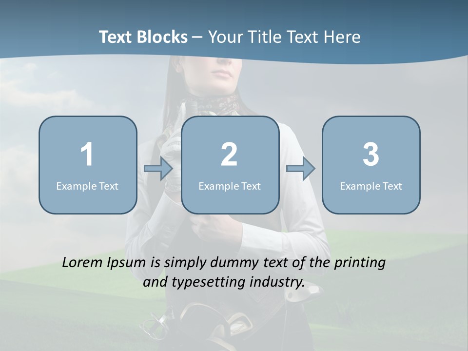 Pretty Sport Female PowerPoint Template