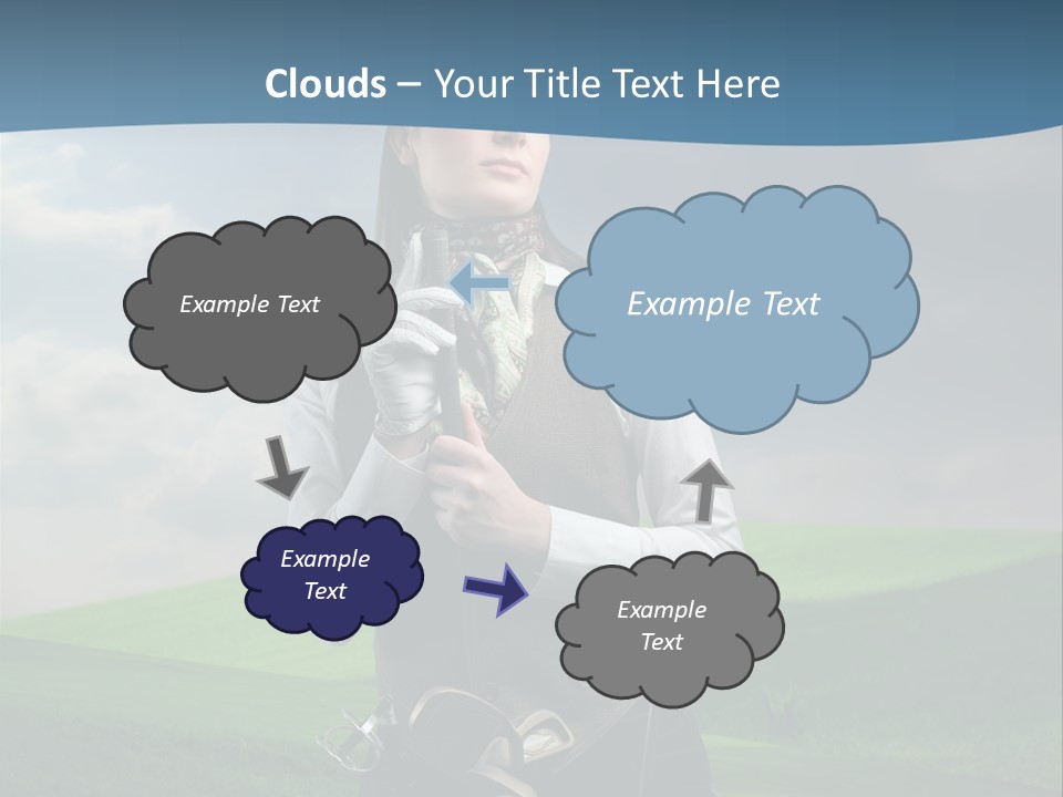 Pretty Sport Female PowerPoint Template