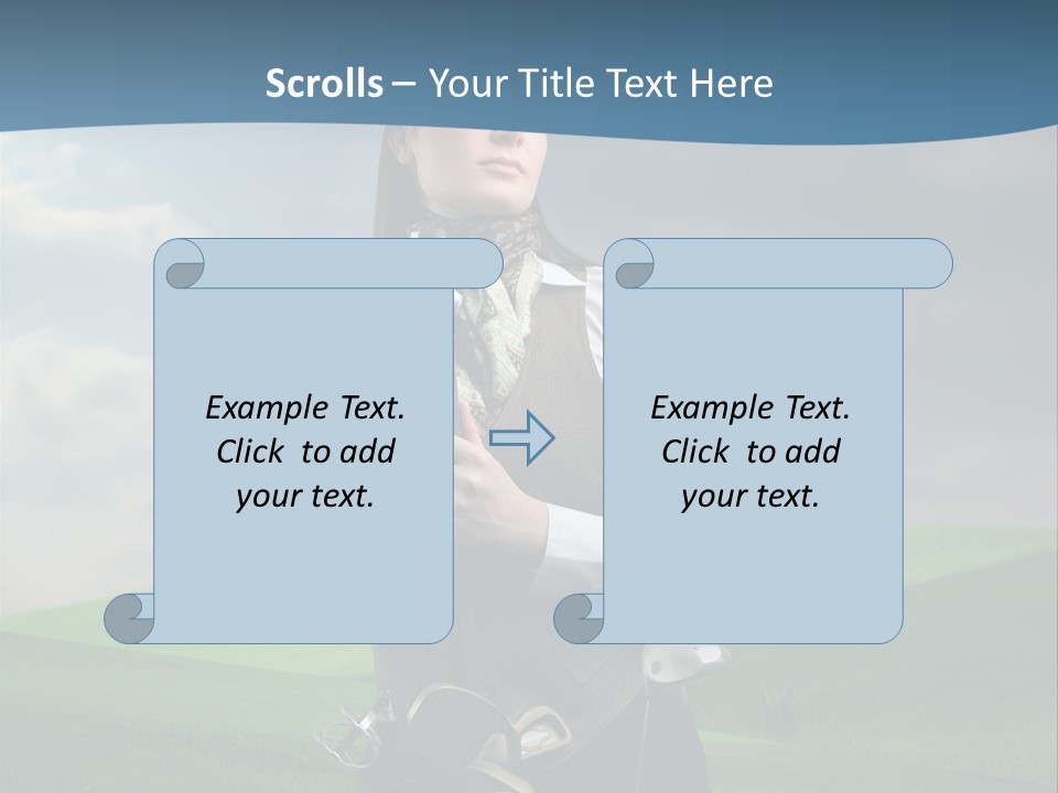 Pretty Sport Female PowerPoint Template