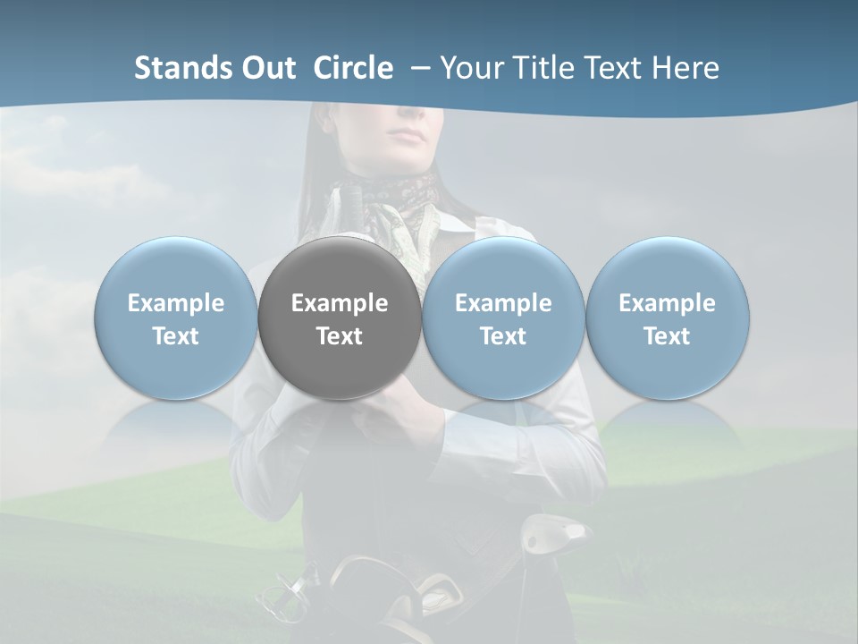 Pretty Sport Female PowerPoint Template