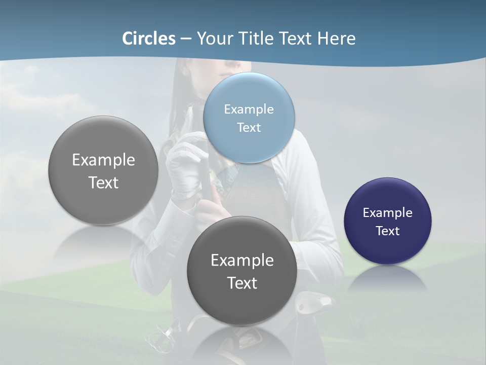 Pretty Sport Female PowerPoint Template