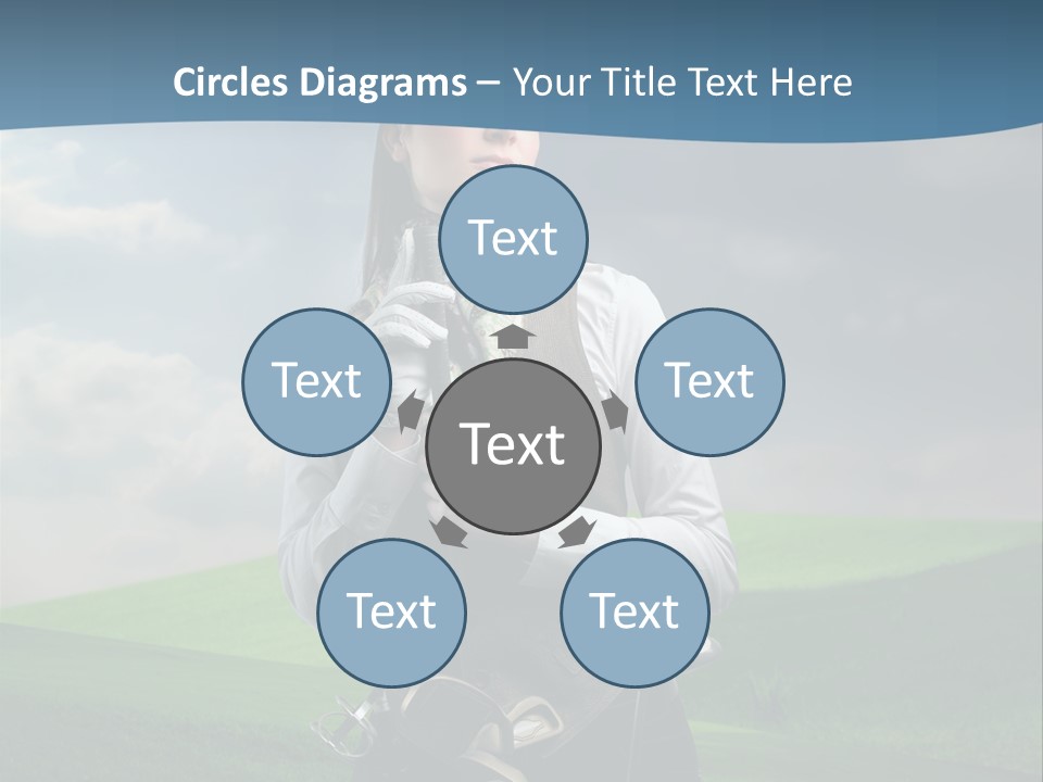 Pretty Sport Female PowerPoint Template