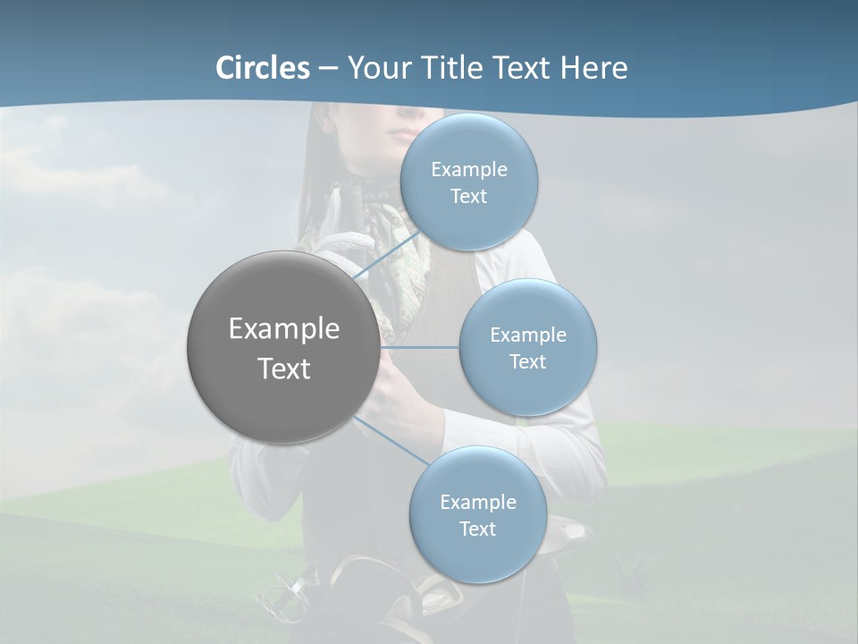 Pretty Sport Female PowerPoint Template