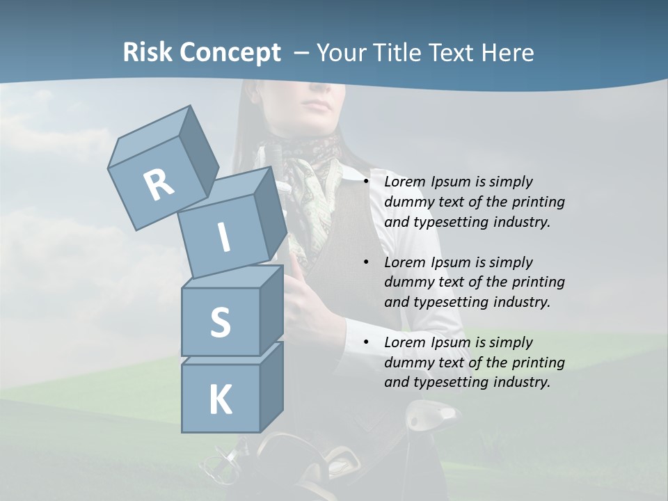 Pretty Sport Female PowerPoint Template