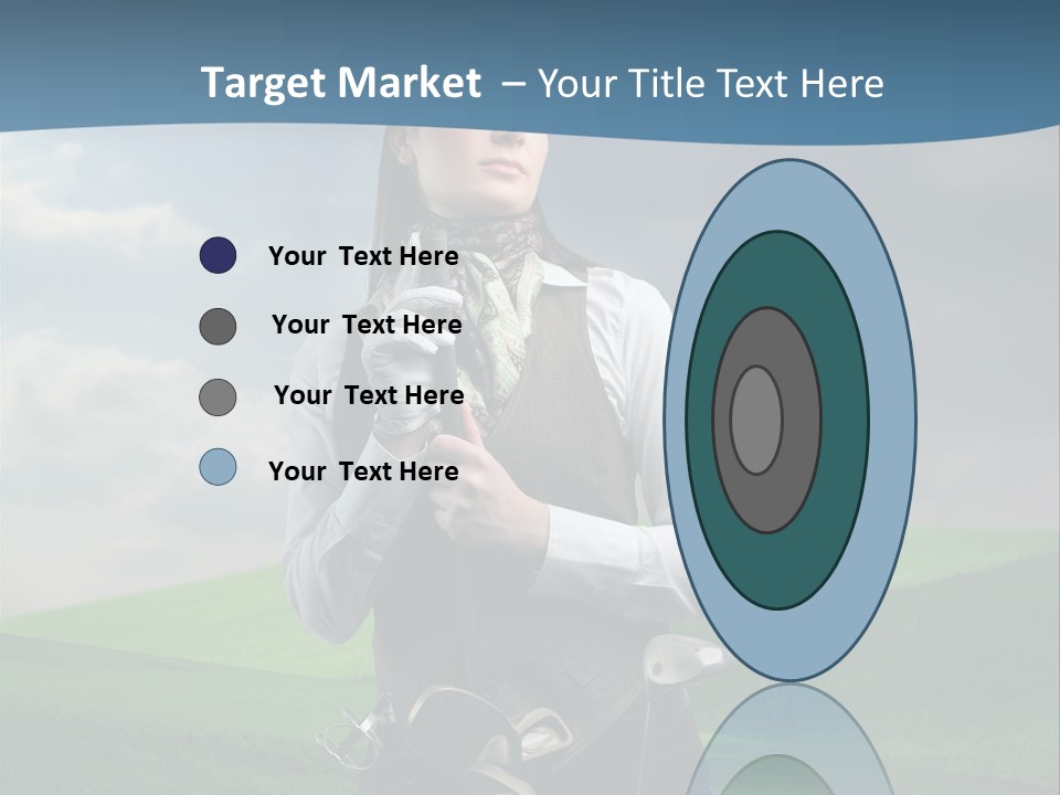 Pretty Sport Female PowerPoint Template