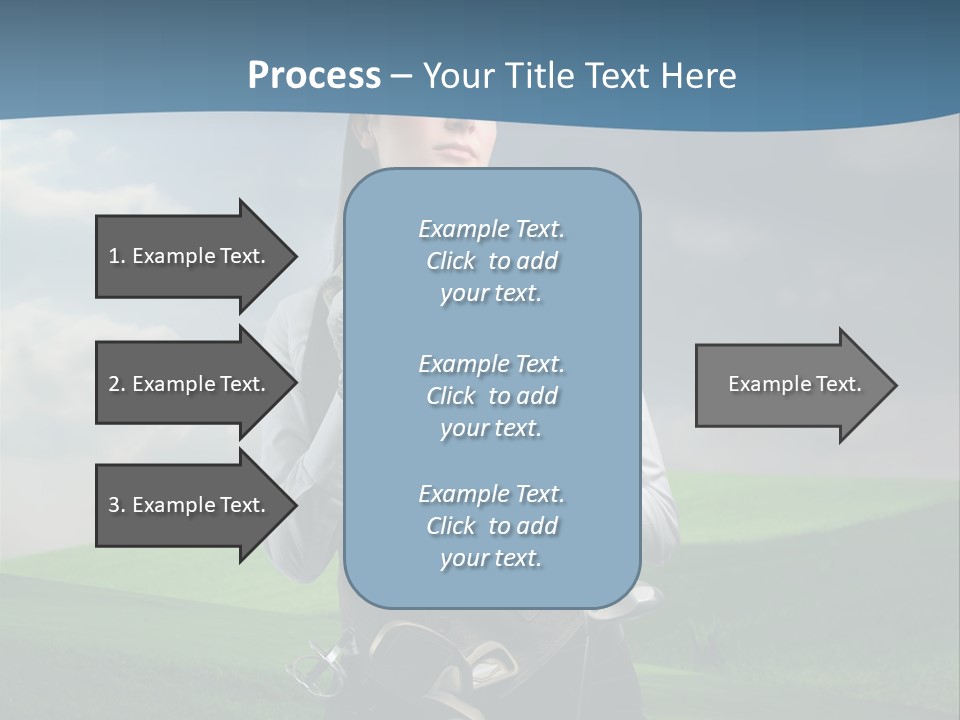 Pretty Sport Female PowerPoint Template