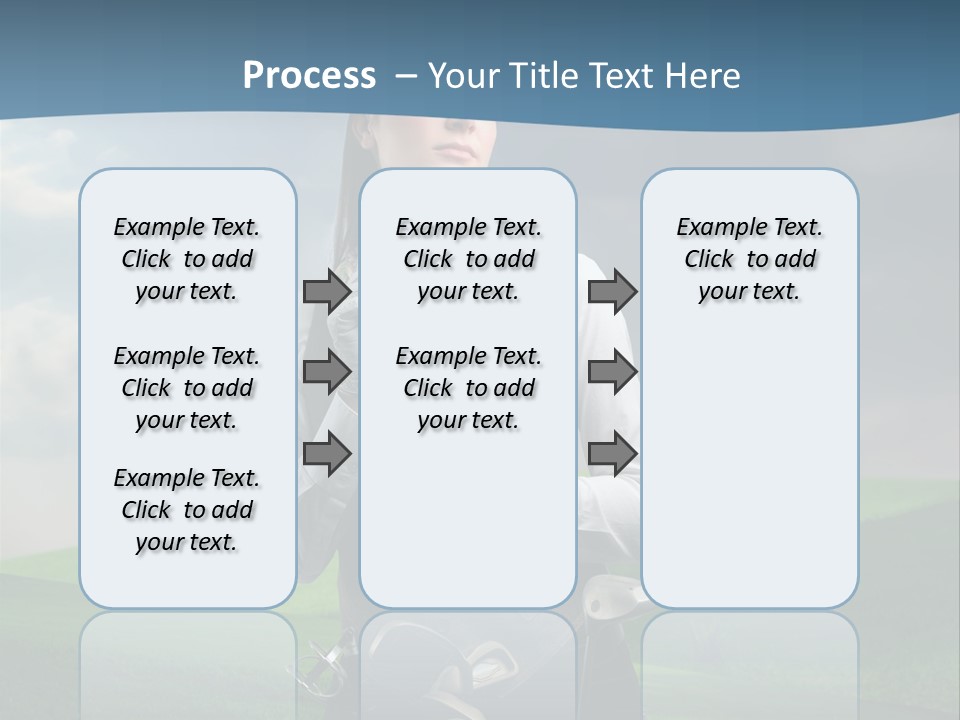 Pretty Sport Female PowerPoint Template