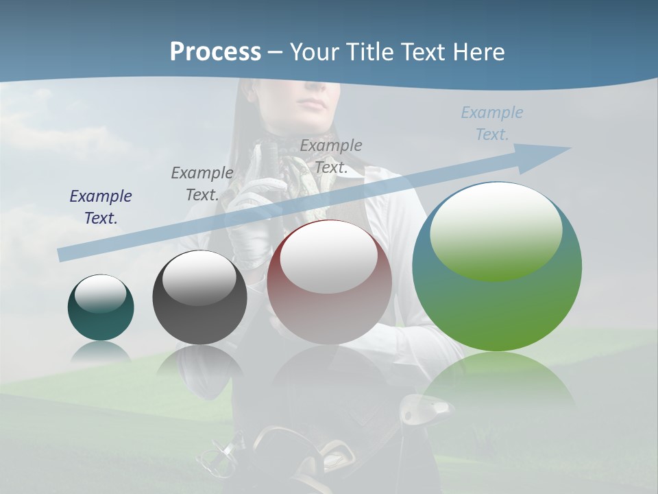 Pretty Sport Female PowerPoint Template