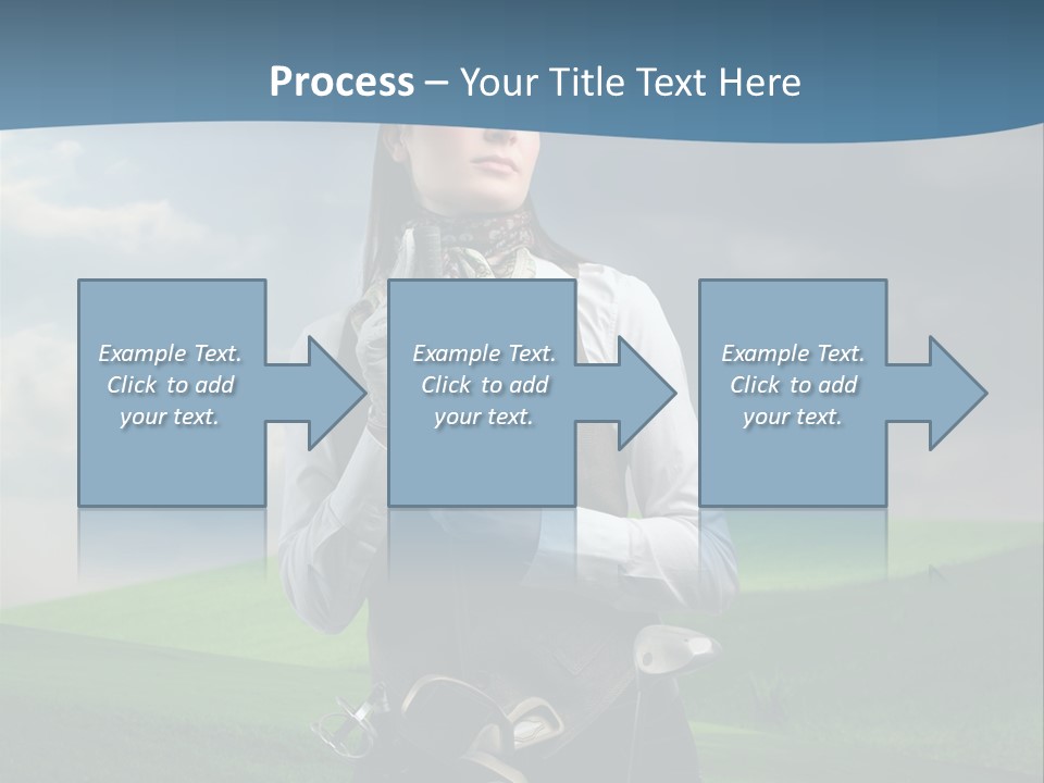 Pretty Sport Female PowerPoint Template