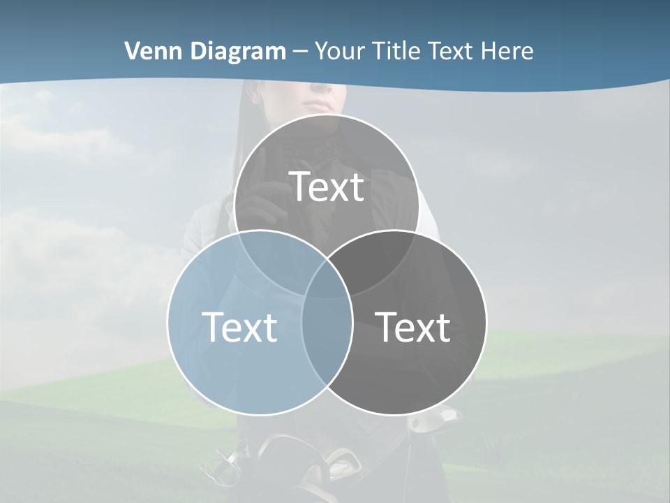 Pretty Sport Female PowerPoint Template