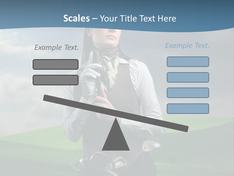 Pretty Sport Female PowerPoint Template