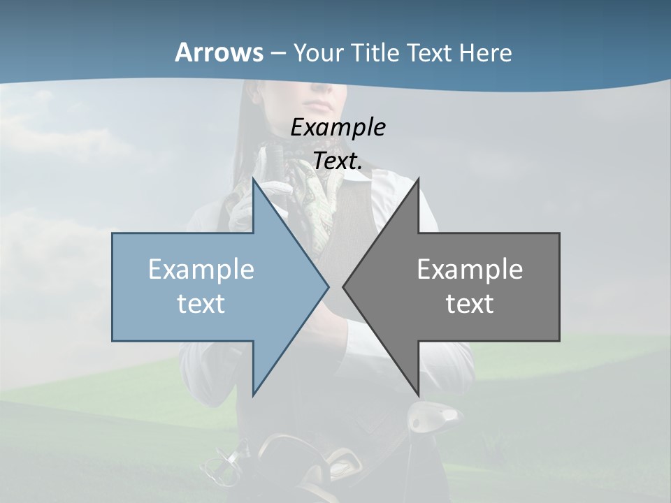 Pretty Sport Female PowerPoint Template