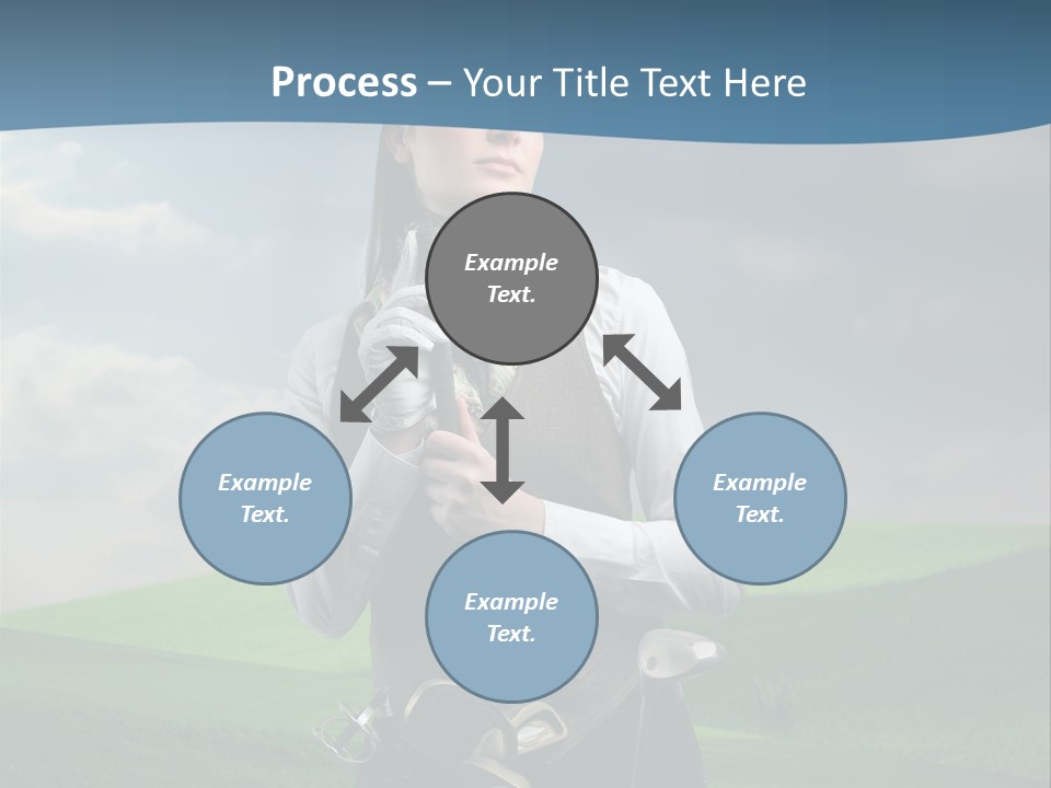 Pretty Sport Female PowerPoint Template