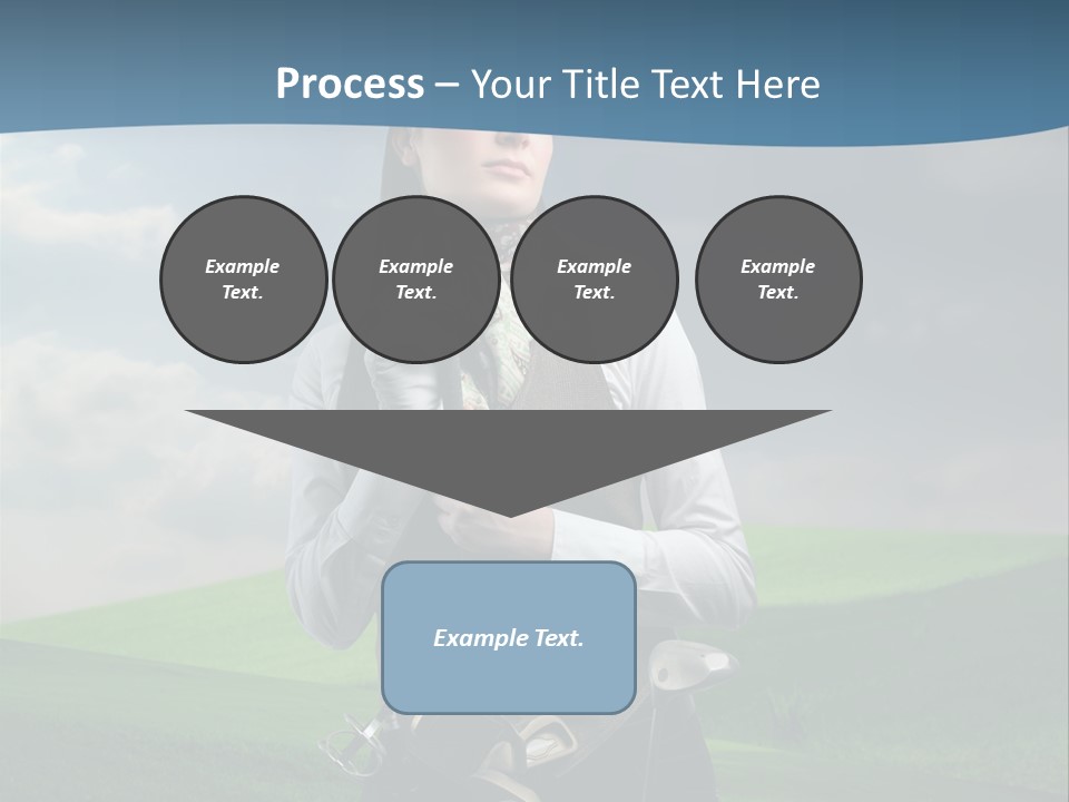 Pretty Sport Female PowerPoint Template