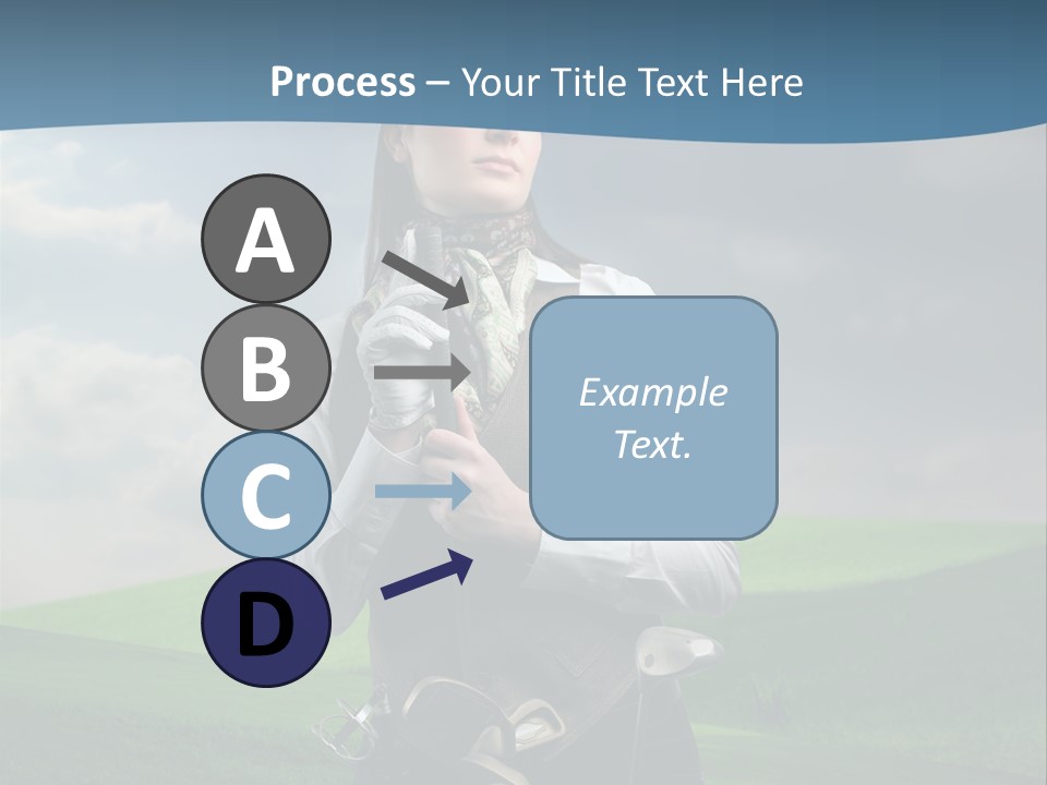 Pretty Sport Female PowerPoint Template