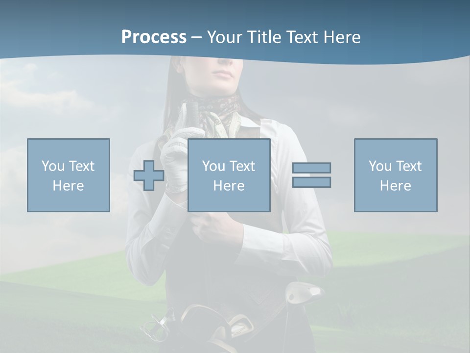 Pretty Sport Female PowerPoint Template