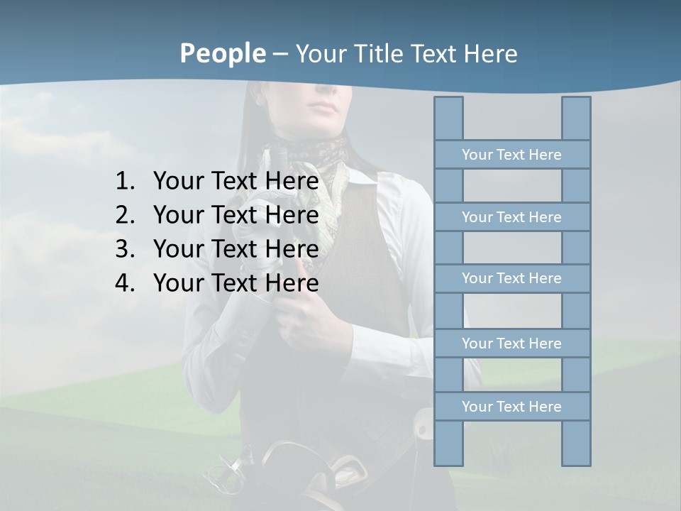 Pretty Sport Female PowerPoint Template