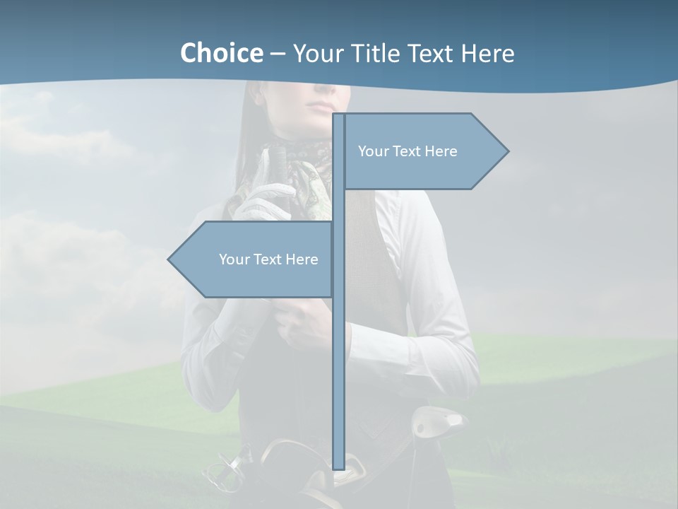 Pretty Sport Female PowerPoint Template