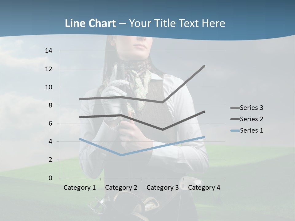 Pretty Sport Female PowerPoint Template