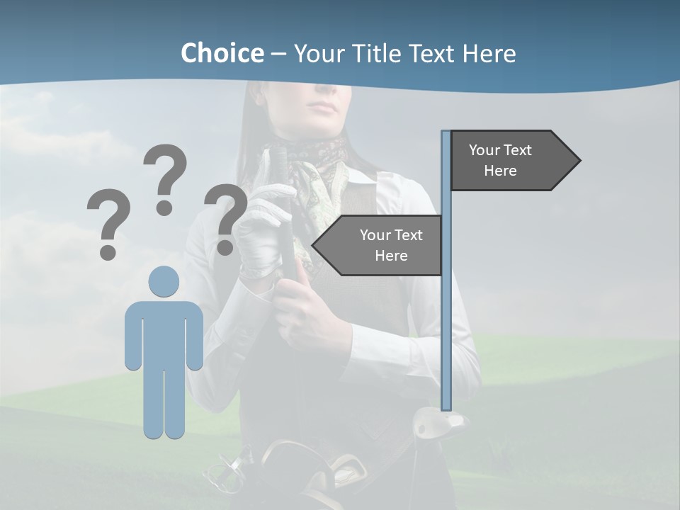 Pretty Sport Female PowerPoint Template