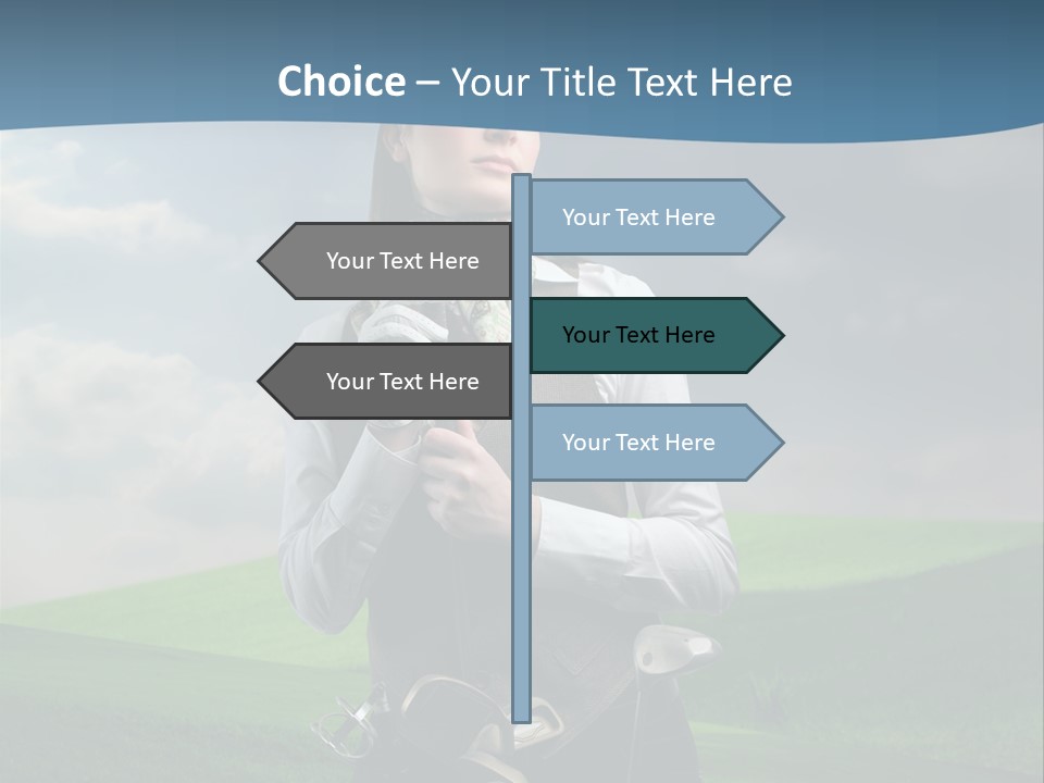 Pretty Sport Female PowerPoint Template