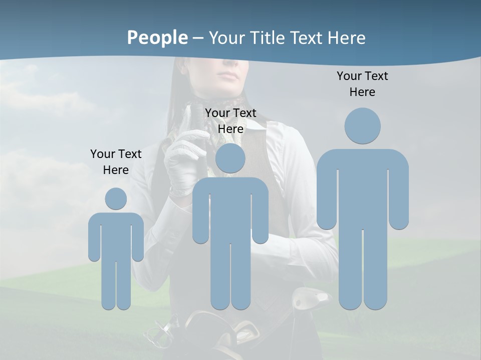 Pretty Sport Female PowerPoint Template