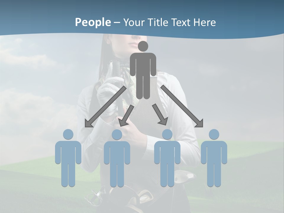 Pretty Sport Female PowerPoint Template