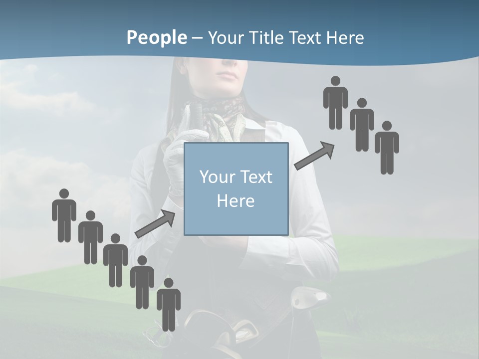 Pretty Sport Female PowerPoint Template