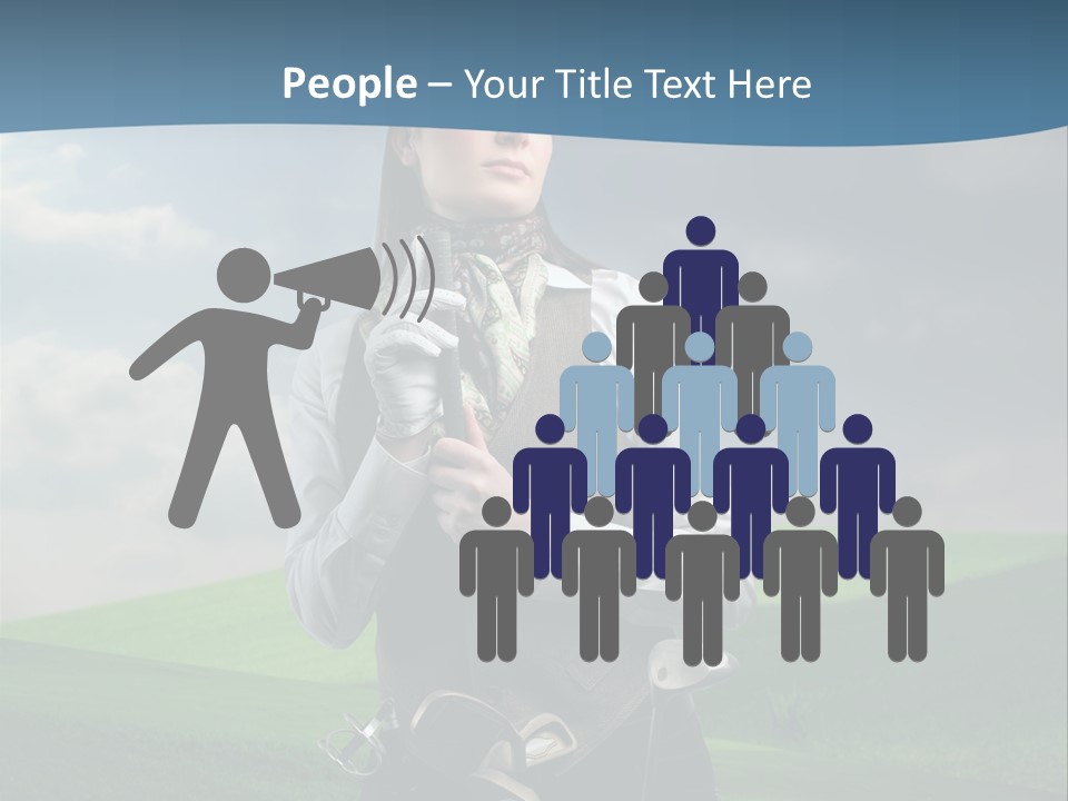 Pretty Sport Female PowerPoint Template