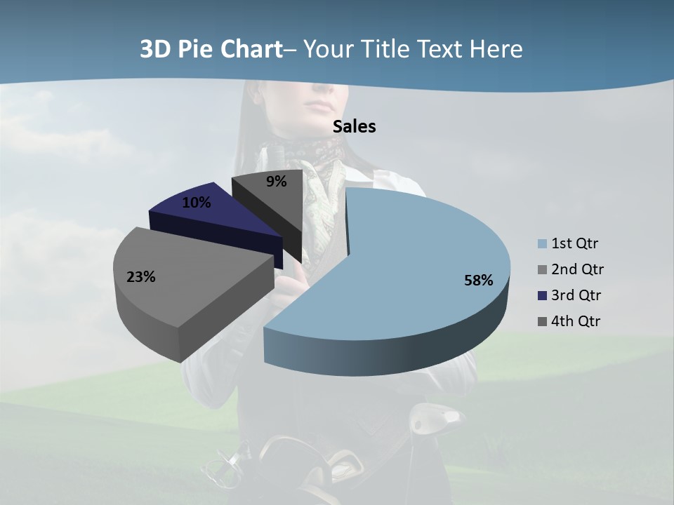 Pretty Sport Female PowerPoint Template