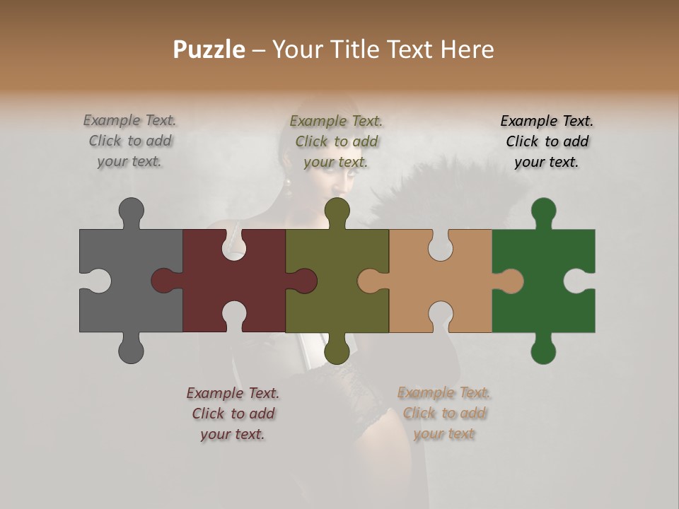 Fashion Lingerie Undress PowerPoint Template