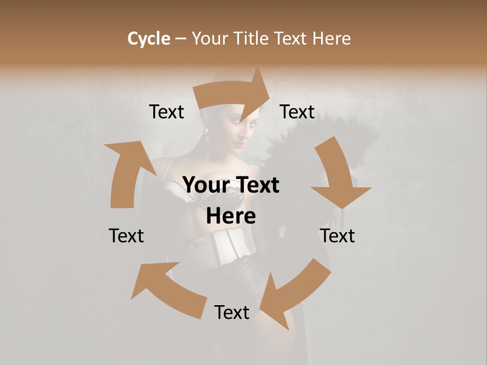 Fashion Lingerie Undress PowerPoint Template