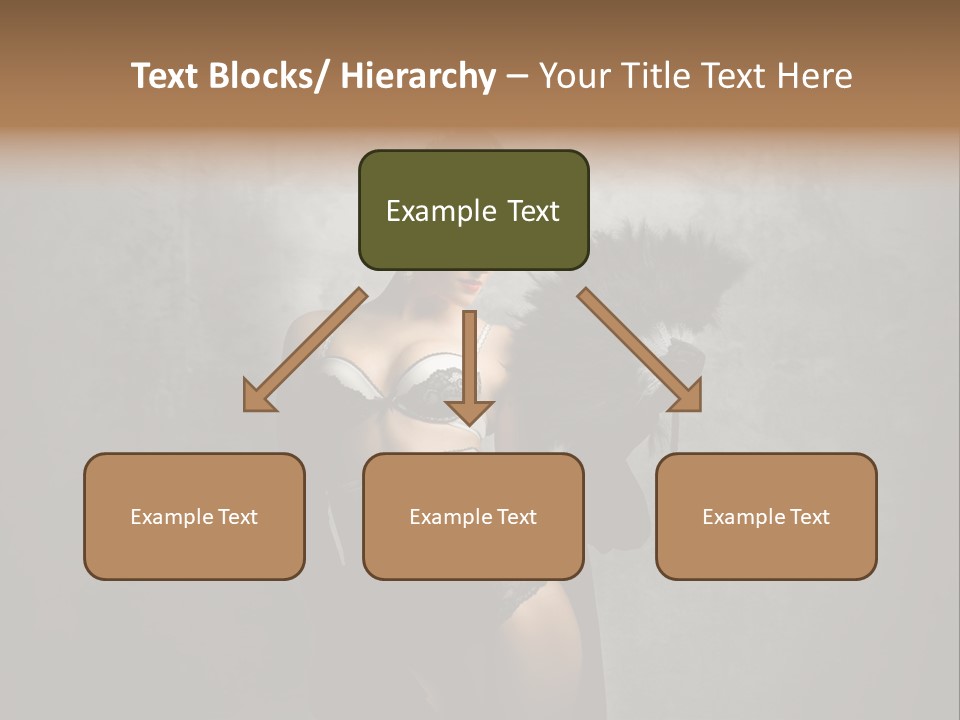 Fashion Lingerie Undress PowerPoint Template
