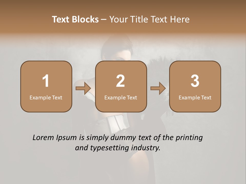 Fashion Lingerie Undress PowerPoint Template