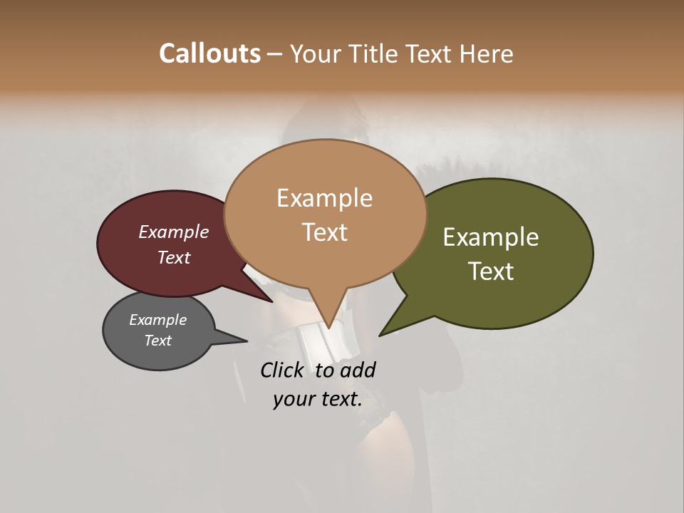 Fashion Lingerie Undress PowerPoint Template