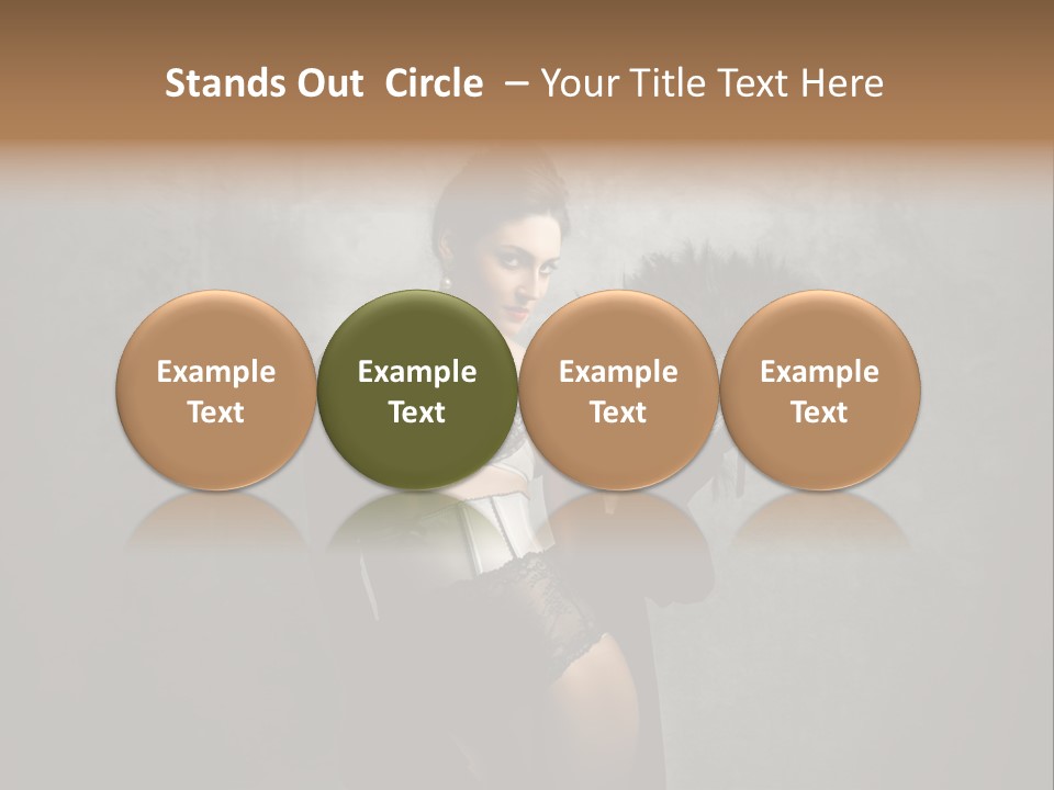 Fashion Lingerie Undress PowerPoint Template