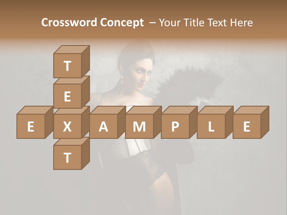 Fashion Lingerie Undress PowerPoint Template