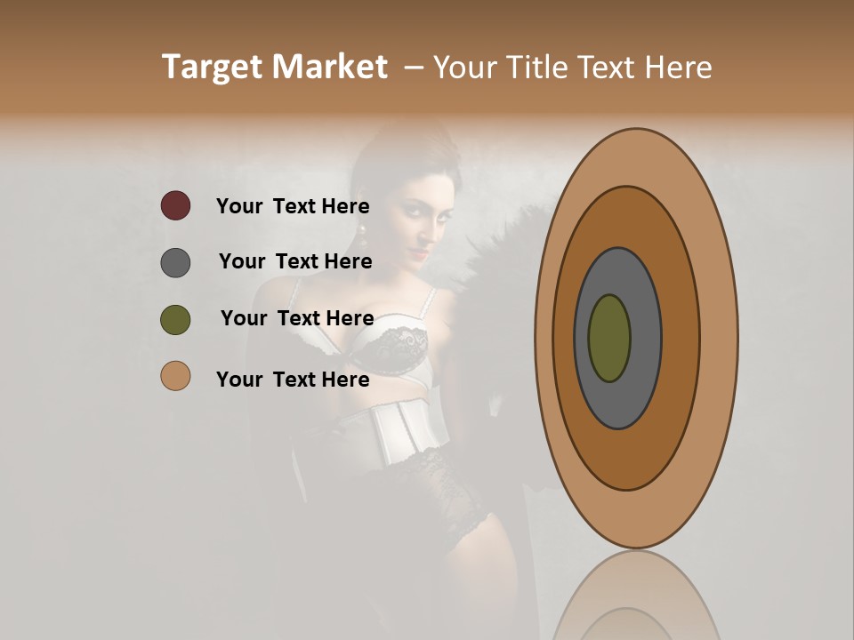 Fashion Lingerie Undress PowerPoint Template