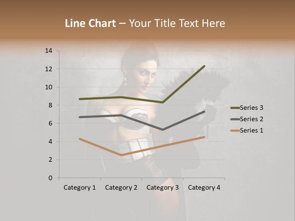 Fashion Lingerie Undress PowerPoint Template
