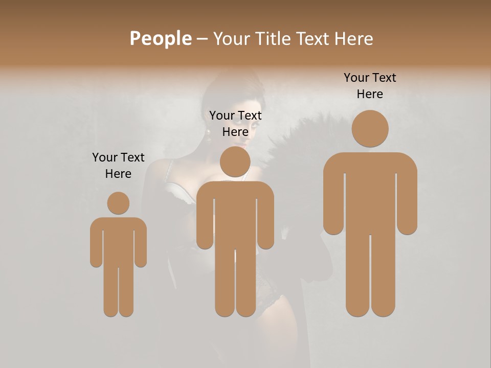 Fashion Lingerie Undress PowerPoint Template